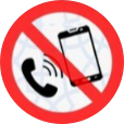 Dilarang Menggunakan Ponsel, Berkomunikasi Dalam Bentuk Apapun, Mengaktifkan Nada Dering