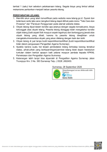 Pengumuman lelang Eksekusi 27 Oktober 2026